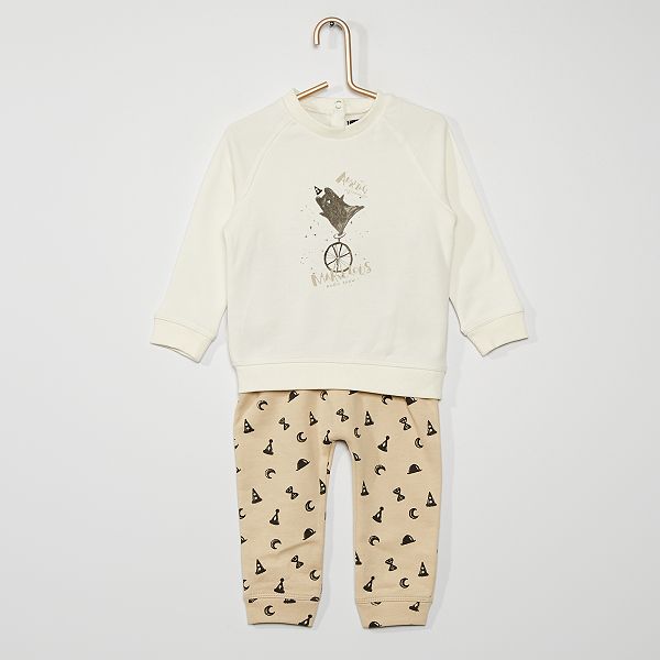 Ensemble Deux Pieces Bebe Garcon Blanc Kiabi 15 00