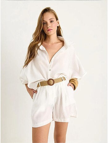 Ensemble deux pièces boutonné taille haute lucci