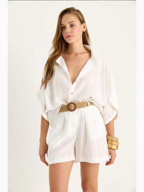 Ensemble deux pièces boutonné taille haute lucci - Kiabi
