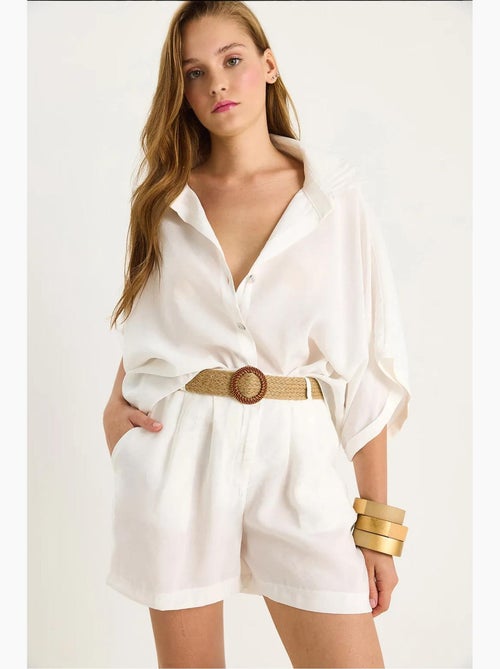 Ensemble deux pièces boutonné taille haute lucci - Kiabi