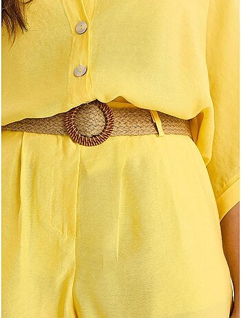 Ensemble deux pièces boutonné taille haute lucci