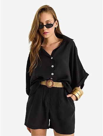 Ensemble deux pièces boutonné taille haute lucci
