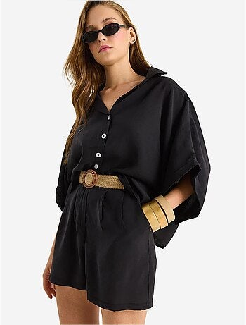 Ensemble deux pièces boutonné taille haute lucci