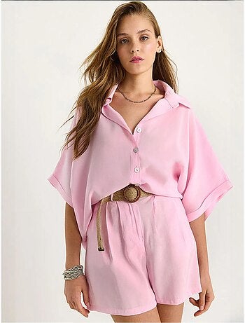 Ensemble deux pièces boutonné taille haute lucci