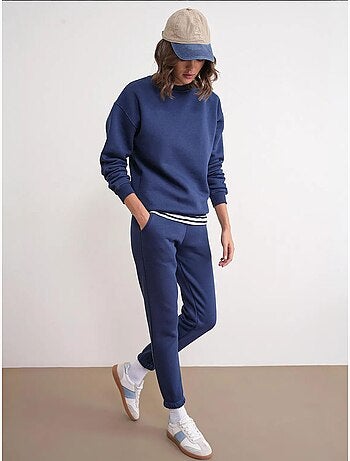 Ensemble deux pièces confortable en tricot côtelé mixray