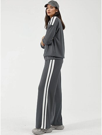 Ensemble deux pièces coordonné à col zippé et jambes larges hiccup