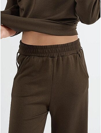 Ensemble deux pièces coordonné à col zippé et jambes larges hiccup
