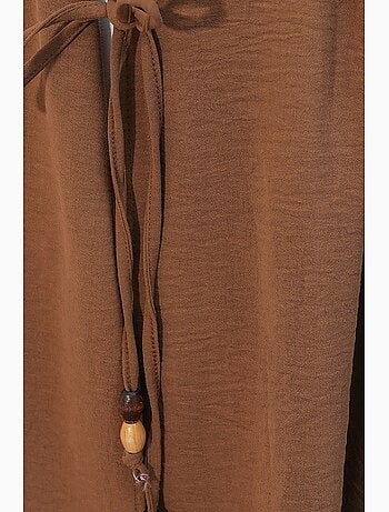 Ensemble deux pièces en crêpe avec kimono et pantalon large bdart
