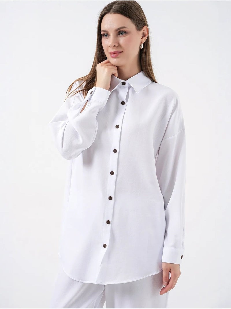 Ensemble deux pièces en lin bdart Blanc - Kiabi