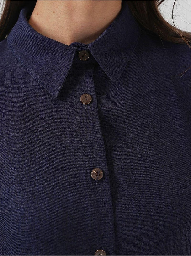 Ensemble deux pièces en lin bdart Bleu marine - Kiabi
