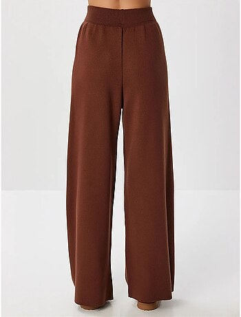 Ensemble deux pièces en maille à col v et détail cravate oversize istanbul