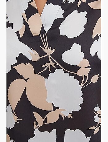 Ensemble deux pièces en satin à motifs bdart
