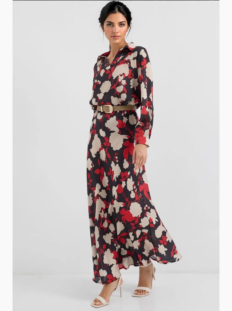 Ensemble deux pièces en satin à motifs bdart Rouge - Kiabi