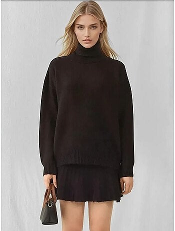 Ensemble deux pièces en tricot avec jupe et pull bdart