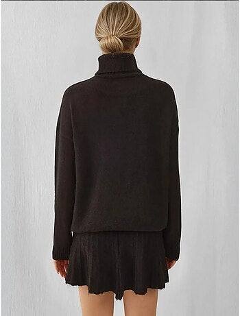 Ensemble deux pièces en tricot avec jupe et pull bdart