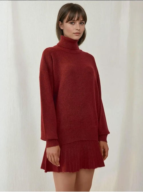 Ensemble deux pièces en tricot avec jupe et pull bdart - Kiabi Ensemble deux pièces en tricot avec jupe et pull bdart - Kiabi