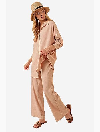 Ensemble deux pièces en tricot bdart