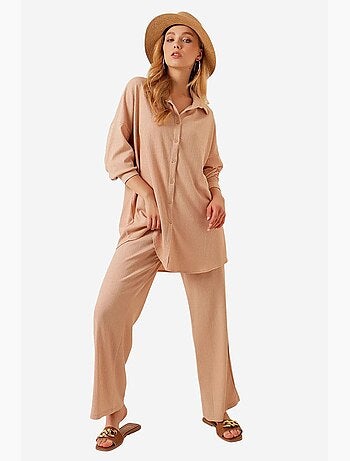 Ensemble deux pièces en tricot bdart