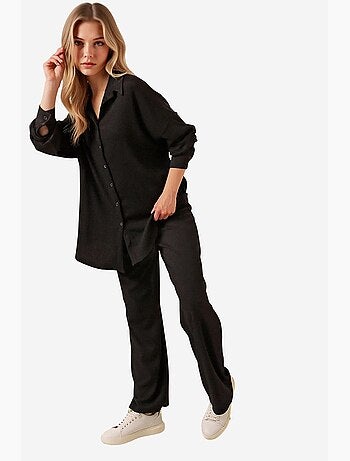 Ensemble deux pièces en tricot bdart