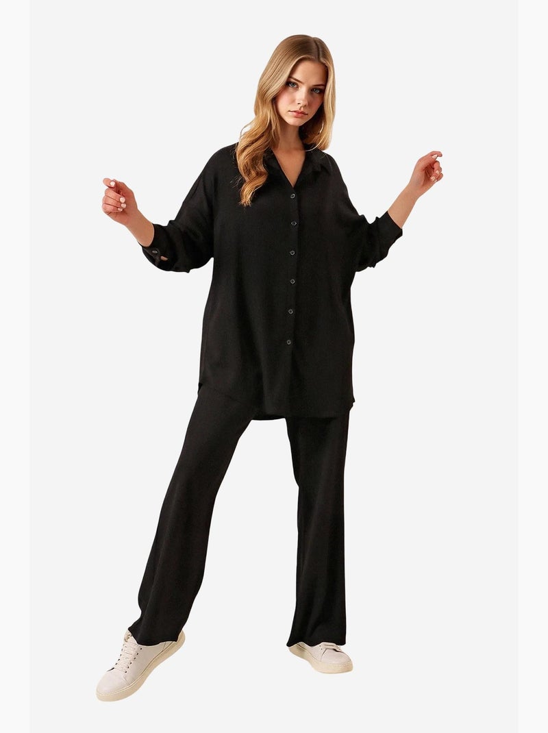 Ensemble deux pièces en tricot bdart Noir - Kiabi