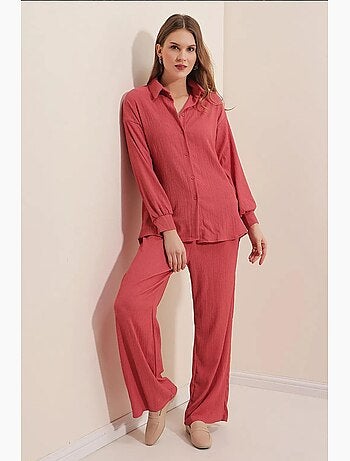 Ensemble deux pièces en tricot bdart