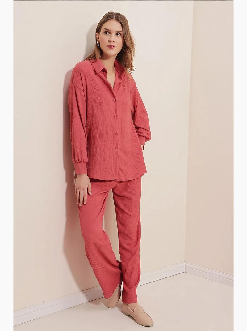 Ensemble deux pièces en tricot bdart Vieux rose - Kiabi