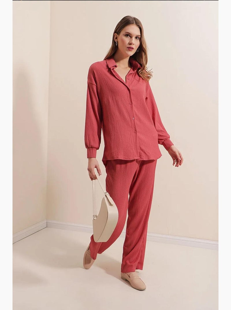 Ensemble deux pièces en tricot bdart Vieux rose - Kiabi