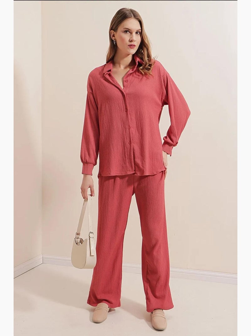 Ensemble deux pièces en tricot bdart Vieux rose - Kiabi
