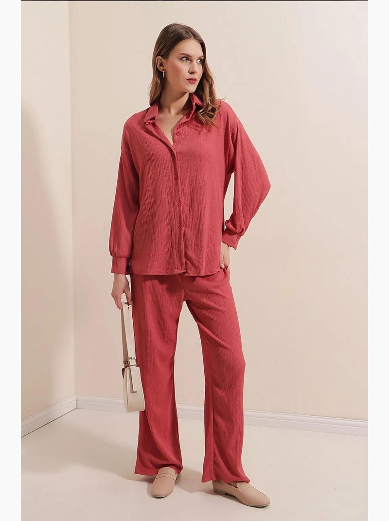 Ensemble deux pièces en tricot bdart Vieux rose - Kiabi