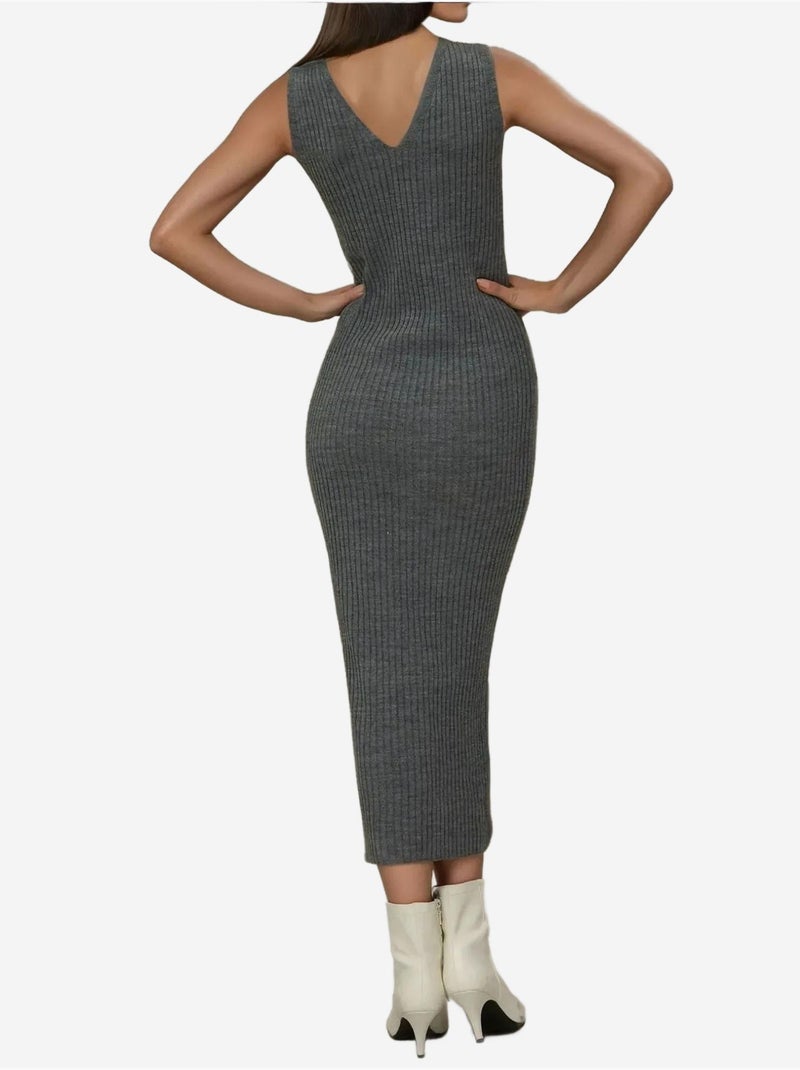 Ensemble deux pièces en tricot coordonné Gris - Kiabi