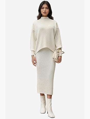 Ensemble deux pièces en tricot coordonné hiccup
