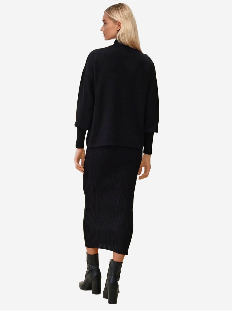 Ensemble deux pièces en tricot coordonné hiccup Noir - Kiabi
