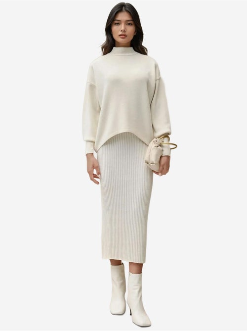 Ensemble deux pièces en tricot coordonné - Kiabi Ensemble deux pièces en tricot coordonné - Kiabi