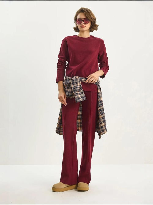 Ensemble deux pièces en tricot côtelé lucci - Kiabi Ensemble deux pièces en tricot côtelé lucci - Kiabi