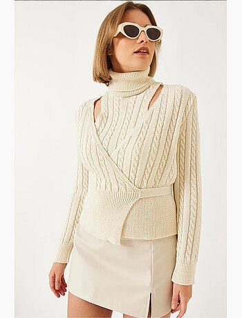 Ensemble deux pièces en tricot lucci