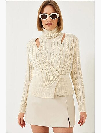 Ensemble deux pièces en tricot lucci