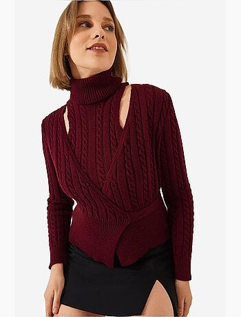 Ensemble deux pièces en tricot lucci