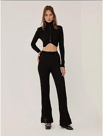 Ensemble deux pièces en tricot