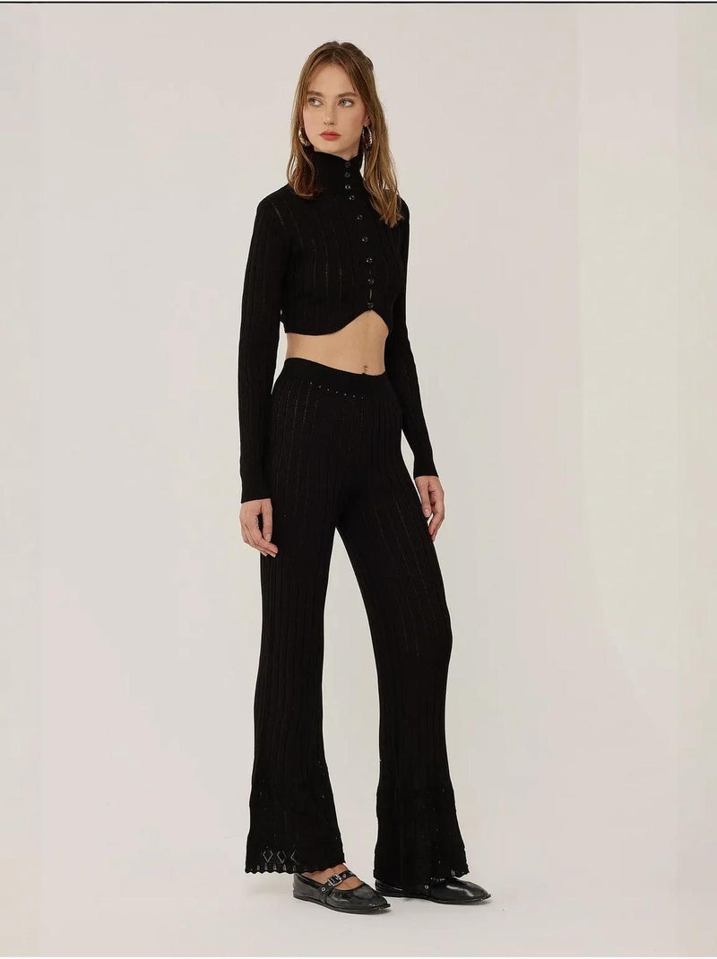 Ensemble deux pièces en tricot Noir - Kiabi