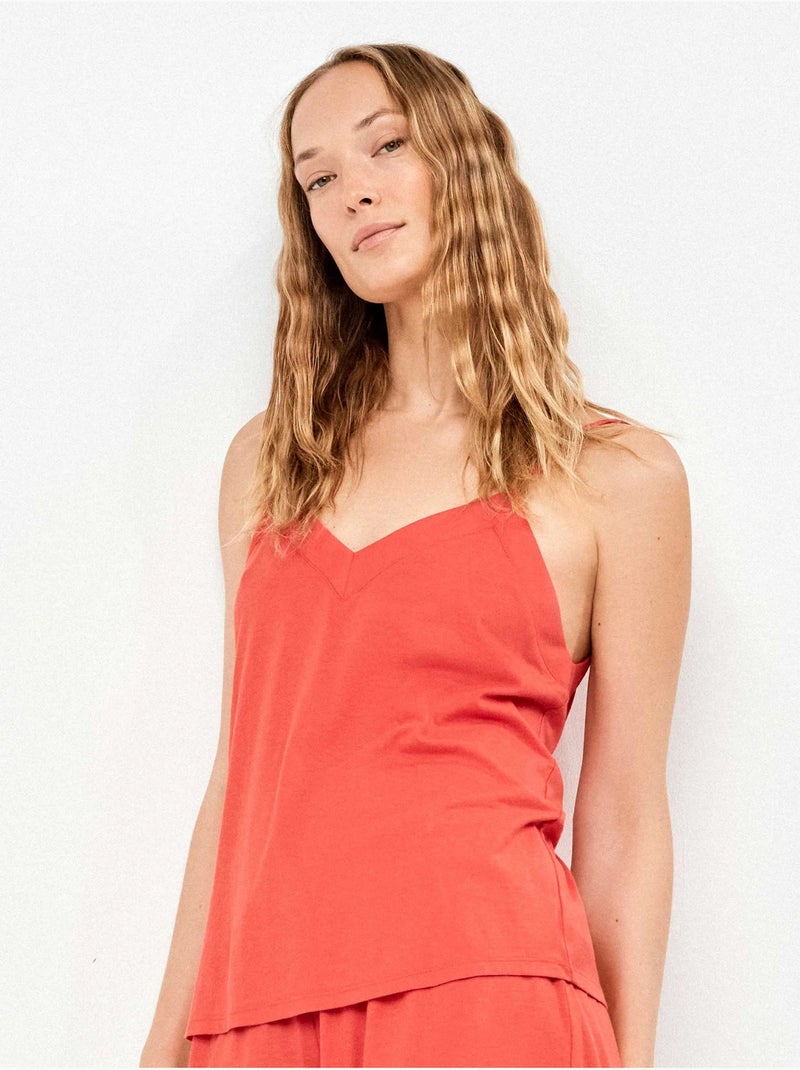 Ensemble deux pièces haut et short Rouge - Kiabi