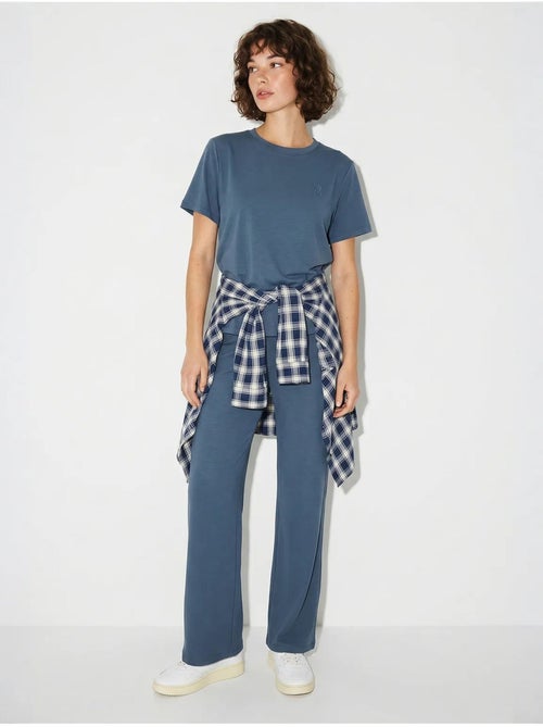Ensemble deux pièces t-shirt et pantalon large lucci - Kiabi Ensemble deux pièces t-shirt et pantalon large lucci - Kiabi