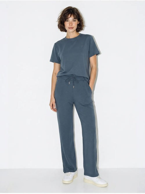 Ensemble deux pièces t-shirt et pantalon large lucci - Kiabi Ensemble deux pièces t-shirt et pantalon large lucci - Kiabi