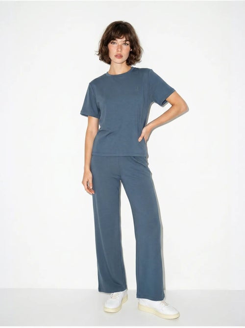 Ensemble deux pièces t-shirt et pantalon large lucci - Kiabi Ensemble deux pièces t-shirt et pantalon large lucci - Kiabi