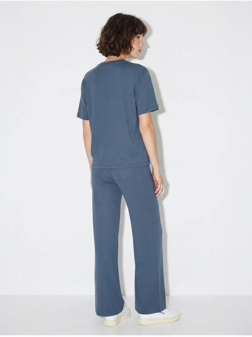 Ensemble deux pièces t-shirt et pantalon large lucci - Kiabi Ensemble deux pièces t-shirt et pantalon large lucci - Kiabi