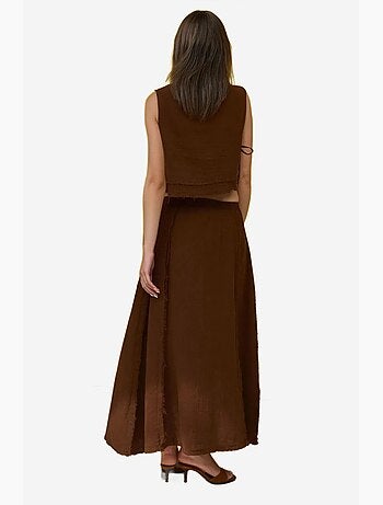 Ensemble deux pièces taille haute et col ras du cou hiccup