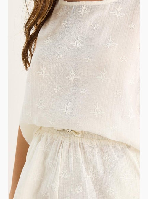 Ensemble deux pièces taille haute et short avec fermeture à boutons lucci - Kiabi Ensemble deux pièces taille haute et short avec fermeture à boutons lucci - Kiabi