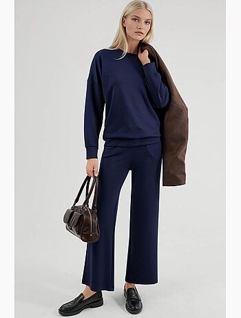Ensemble deux pièces taille haute jambes larges hiccup