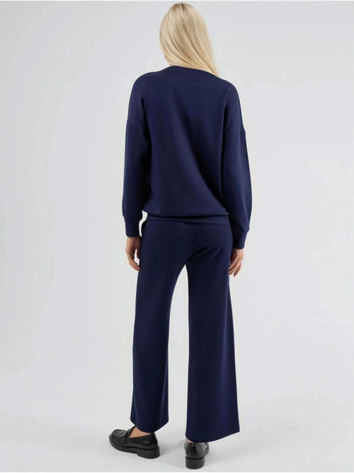 Ensemble deux pièces taille haute jambes larges hiccup - Kiabi Ensemble deux pièces taille haute jambes larges hiccup - Kiabi