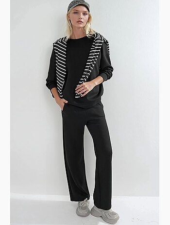 Ensemble deux pièces taille haute jambes larges hiccup