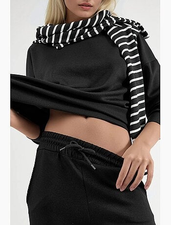 Ensemble deux pièces taille haute jambes larges hiccup